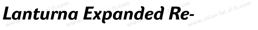 Lanturna Expanded Re字体转换